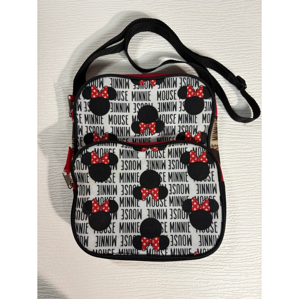 Disney Minnie Mouse Crossbody Bag Small Travel Messenger Canvas S0067